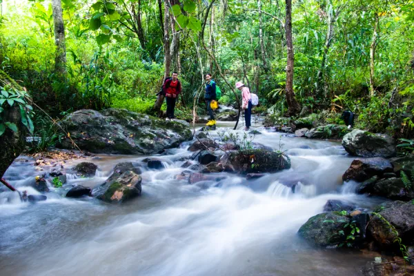 2天1夜“巢穴”徒步行程。