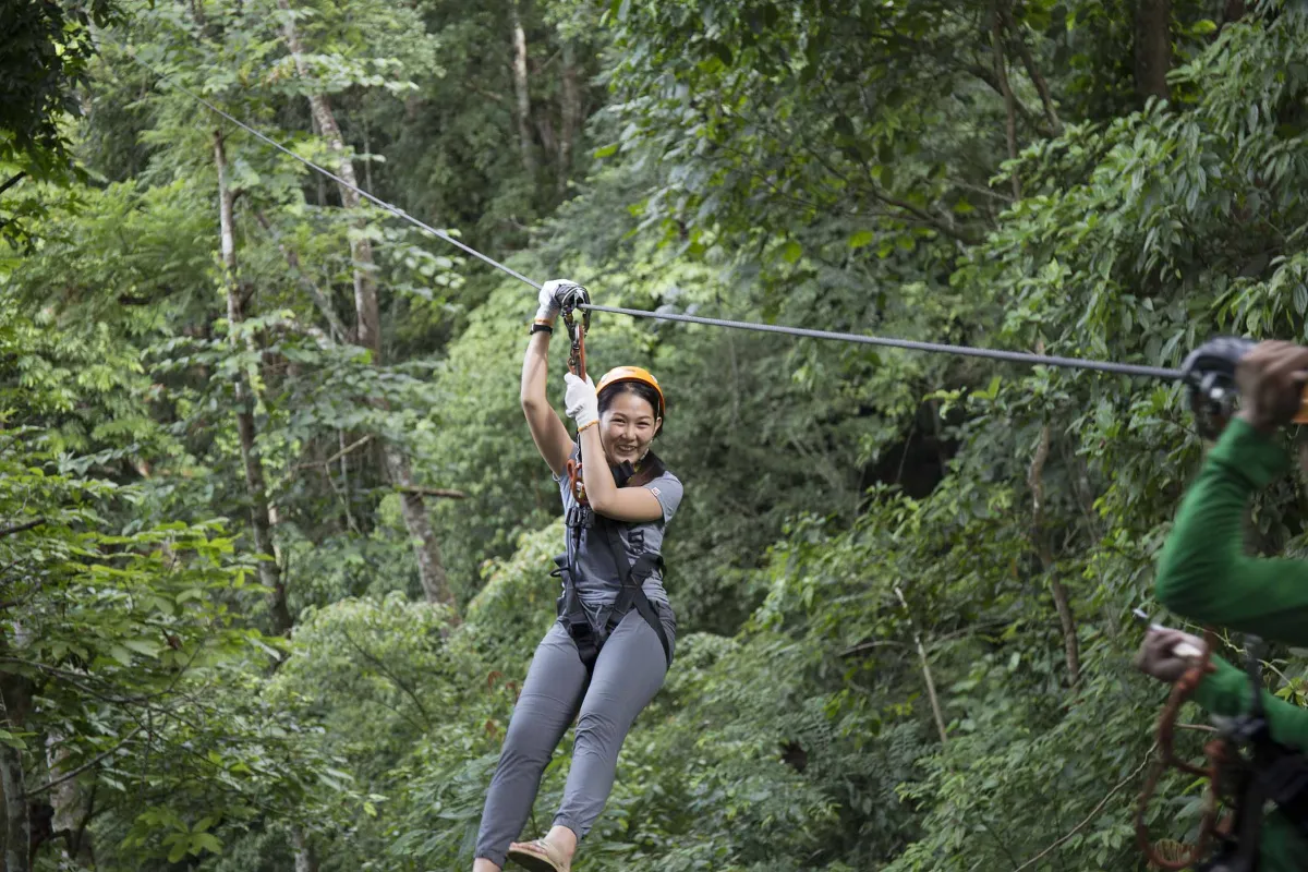 Zip-Line at NahmDongPark