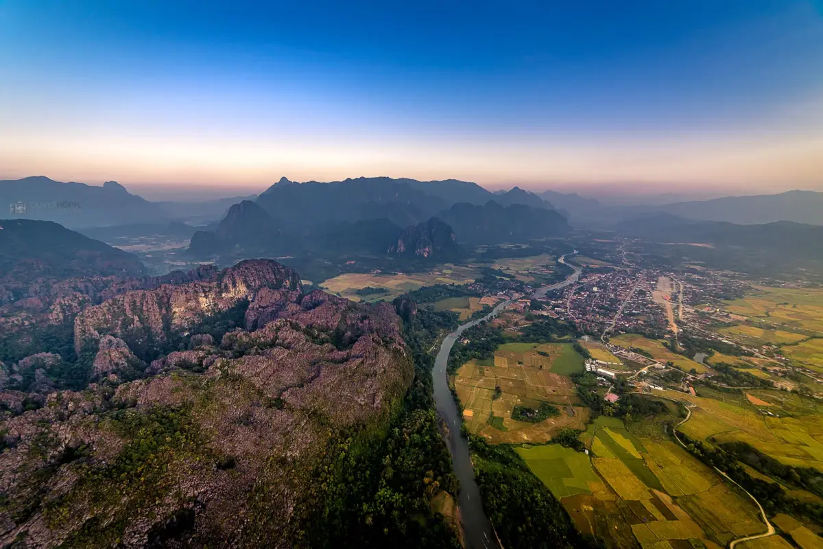 Exploring Vang Vieng - In the Air