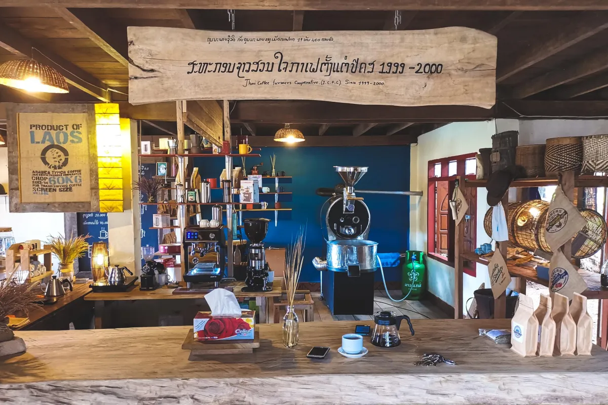 斋咖啡在 Paksong