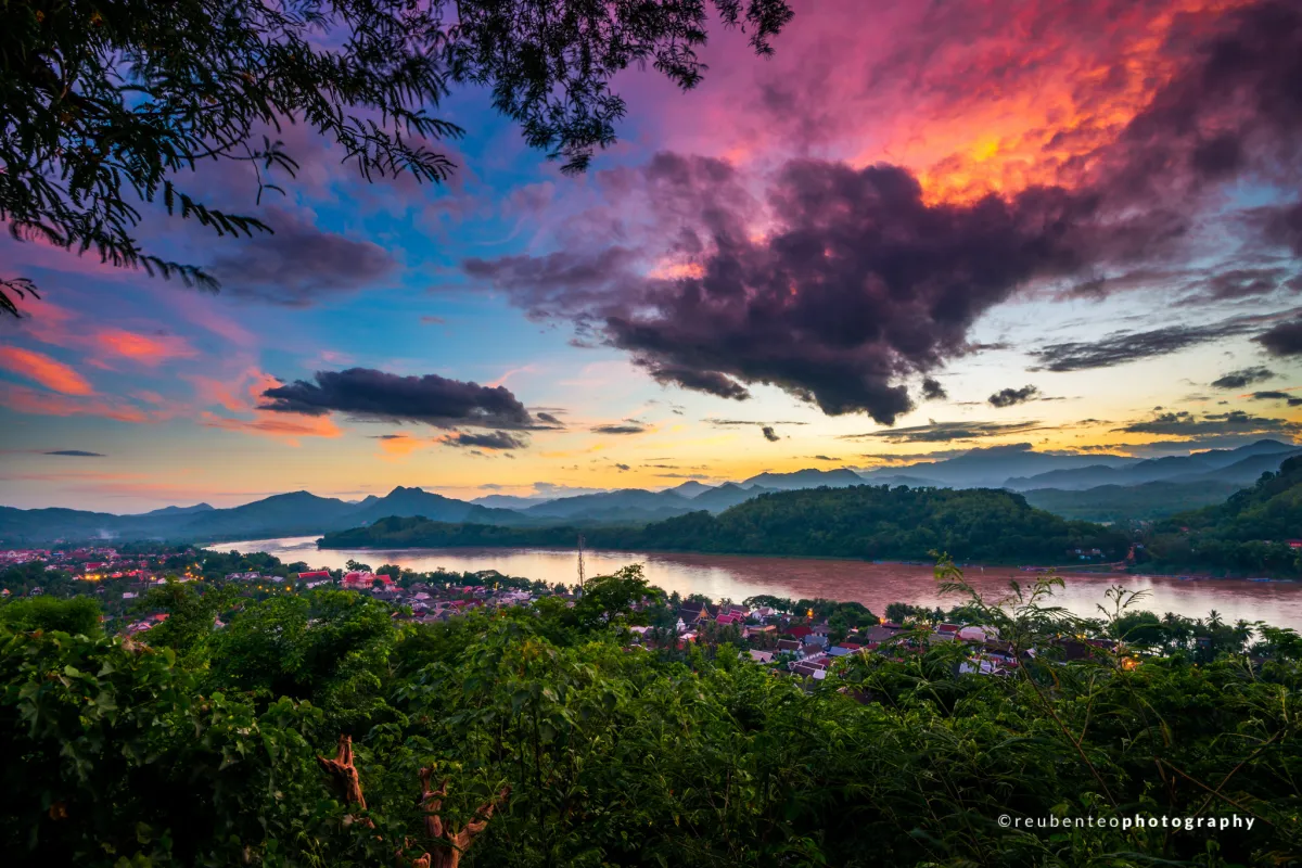 View from the Phousy Mountain