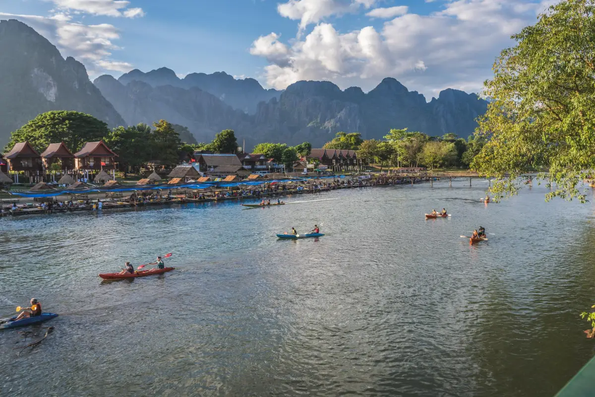 Exploring Vang Vieng - By River