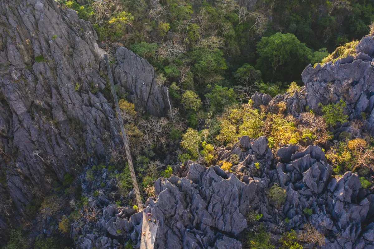 The Rock Viewpoint at Phou Pha Marn