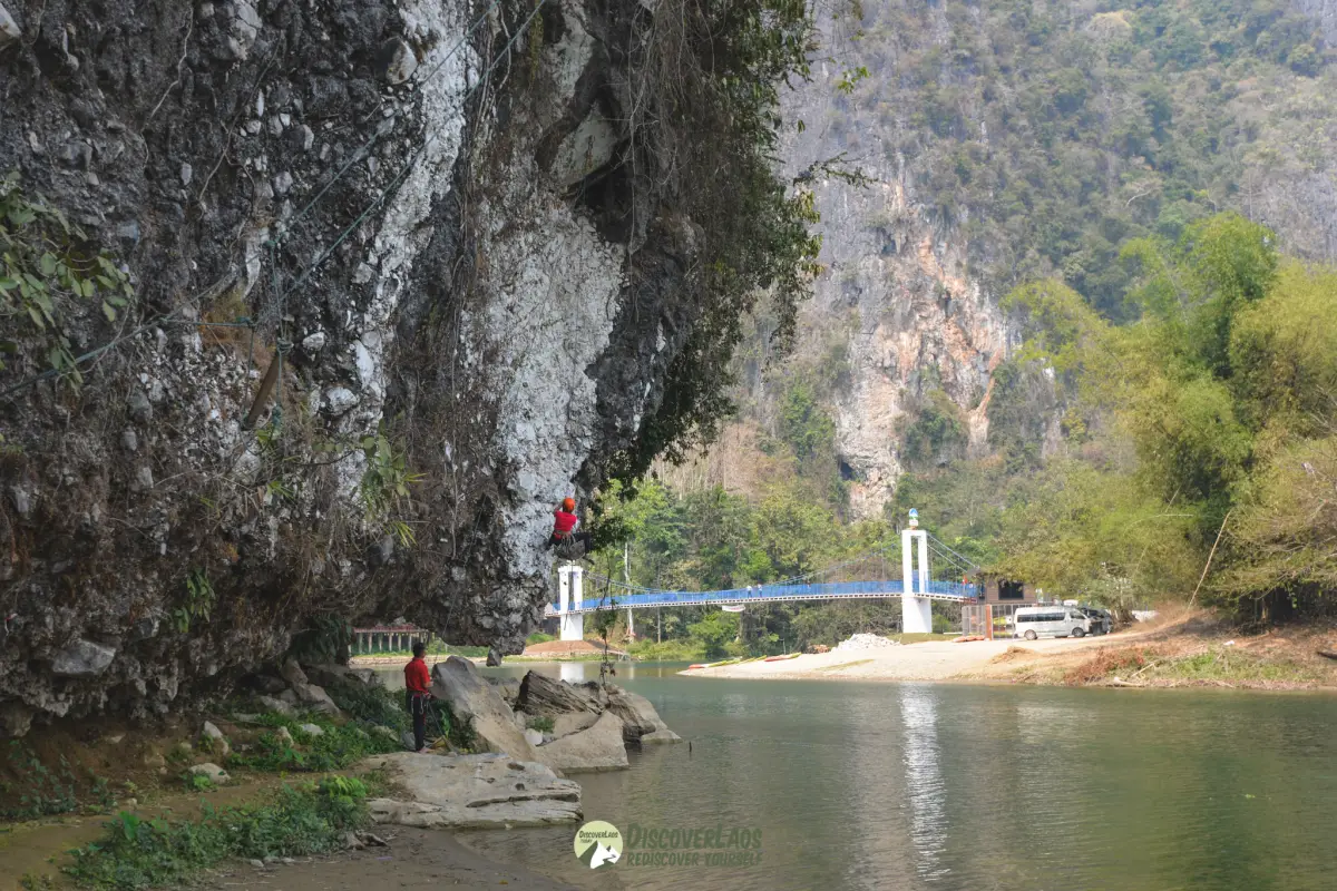 Rock Climbing in Vang Vieng