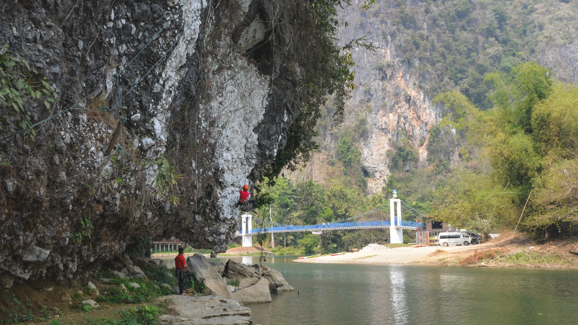 Rock Climbing in Vang Vieng