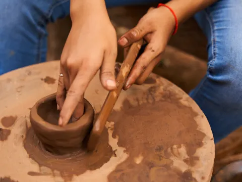 Pottery & Candle Making Class With Lunch