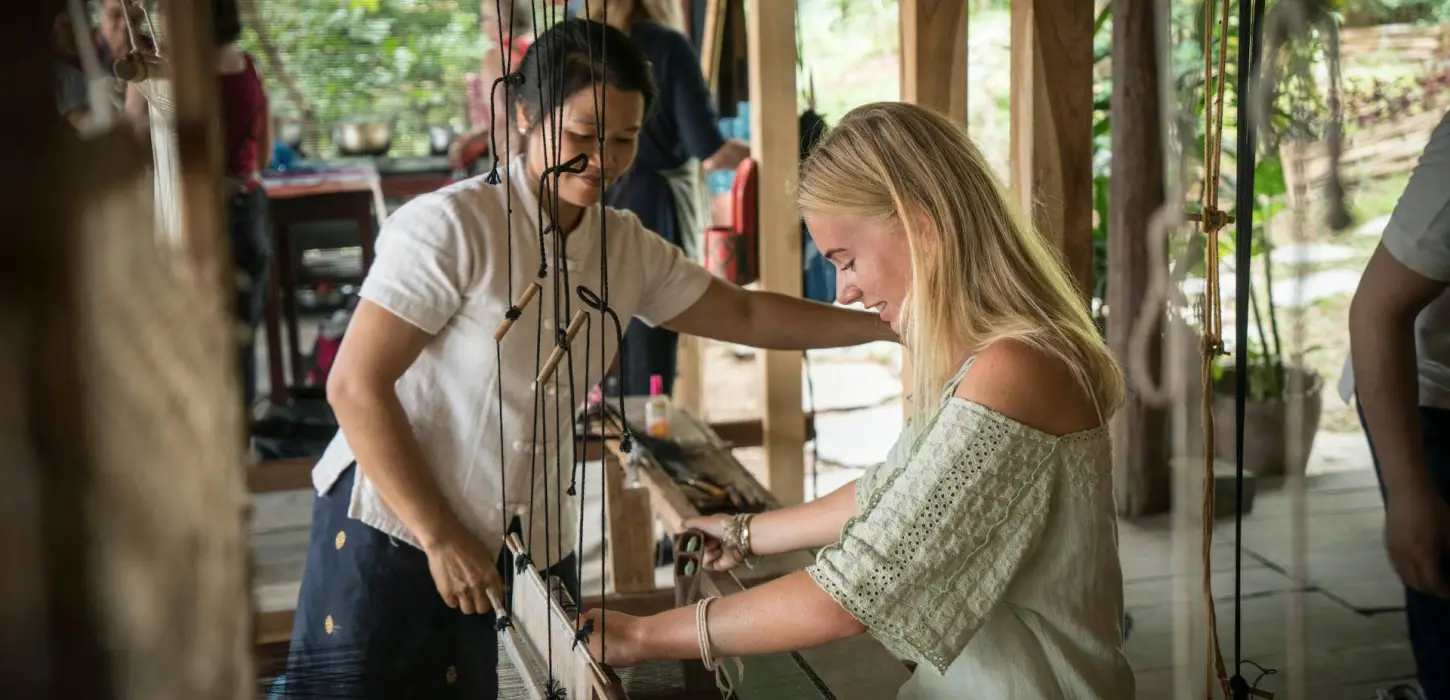 Half-day Silk Weaving Experience in Luang Prabang