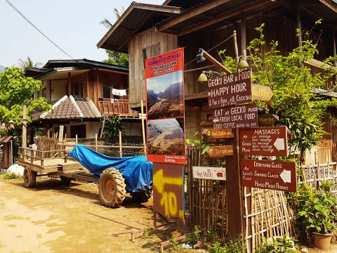 1-Day Adventure: Boat Ride, Muang Ngoi, Cave Exploration & Trekking to Ban Na