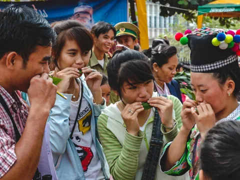 เครื่องดนตรีพื้นเมืองลาว