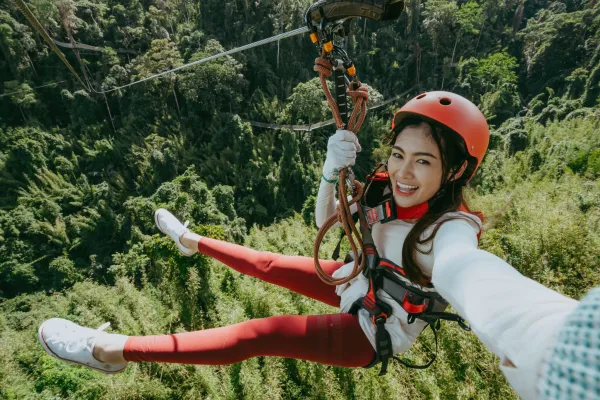 Package C | Conopy Walk > Photo Point > Zip Line > Tree Top at Nam Pien Yorlapa