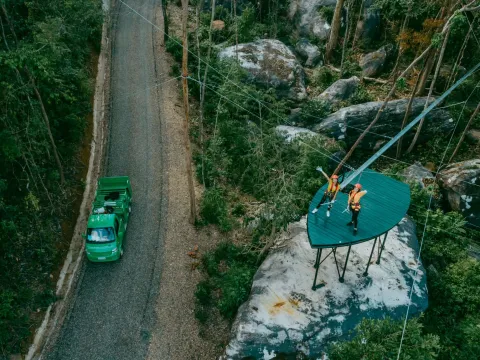 Package B | Conopy Walk > Roller > Photo Point > Zip Line at Nam Pien Yorlapa