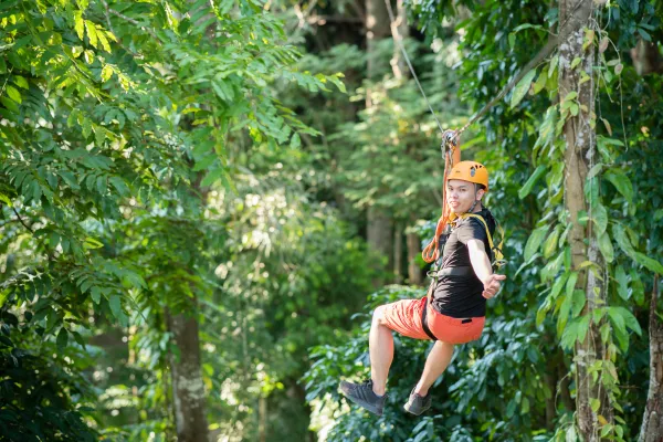 Combo Program Rope course and Zip line Adventure